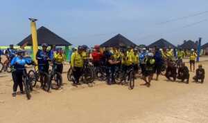 El Biciclub Norte de Maracaibo realiza travesía al istmo San Carlos