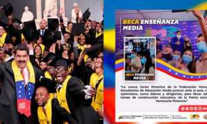 Entregan bonos Beca Universitaria y Enseñanza Media de abril por Patria