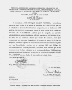 Cartel de Citación S-2172-2024