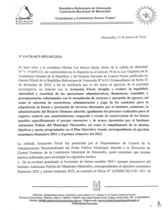 Se hace saber N°O-CM-DCP-DPI-102-2024