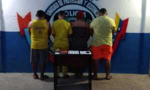 Detienen a 4 personas que intentaban ingresar droga a centro preventivo de Polisur