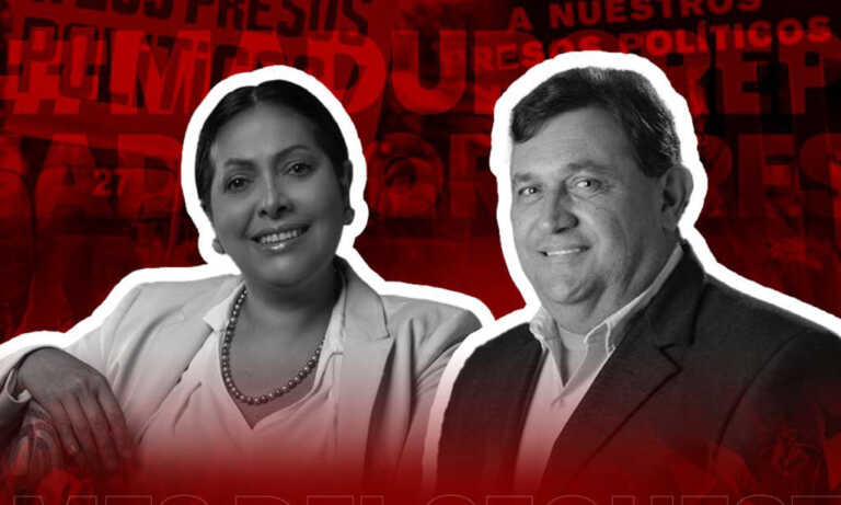 Dignora Hernández y Henry Alviarez de Vente Venezuela cumplen un mes detenidos