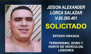 Incluyen a Jeison Lorca Salazar en lista de los 10 más buscados