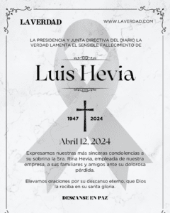 Obituario Luis Hevia