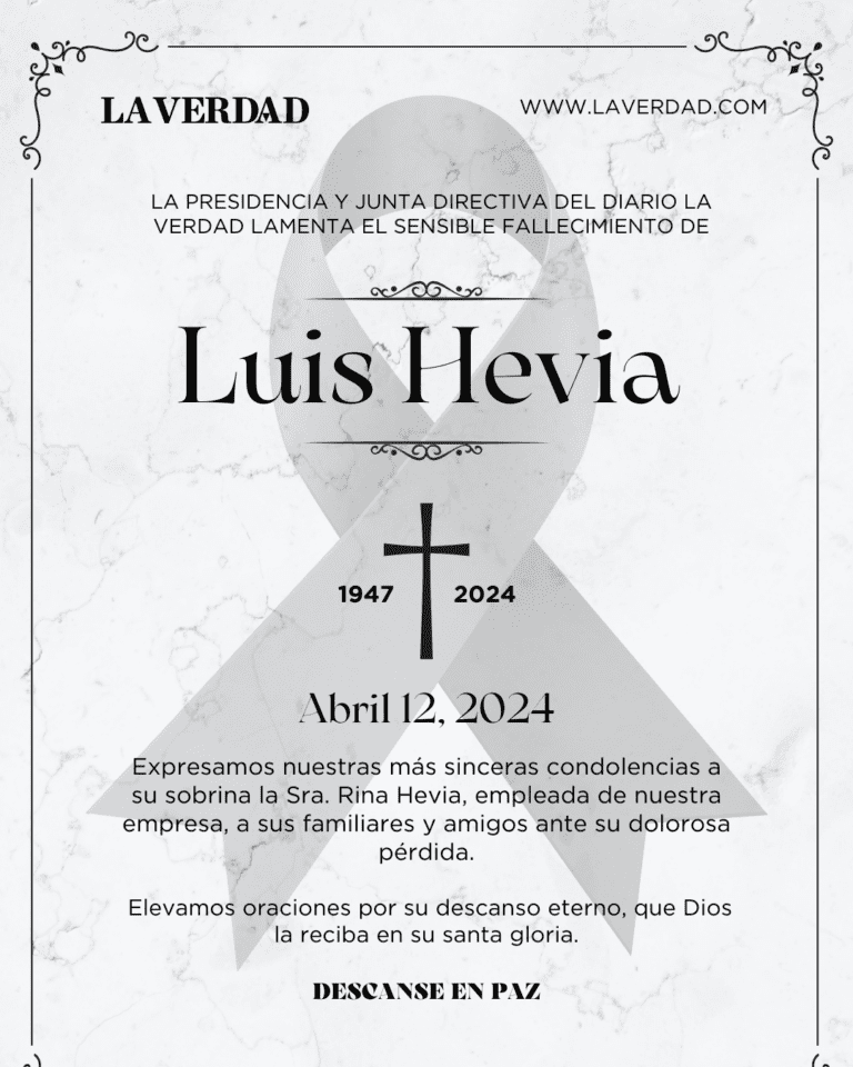 Obituario Luis Hevia