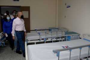 Gobernador Rosales inaugura áreas de hospitalización del Hospital Central