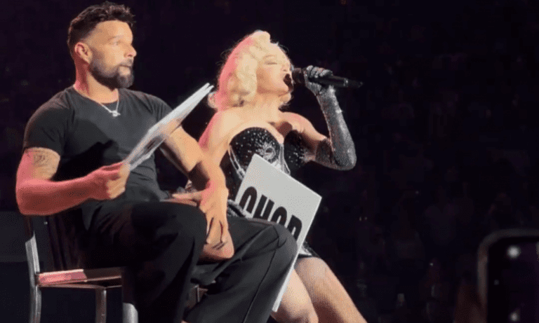 Ricky Martin se une a Madonna y sorprende al público en concierto de Miami