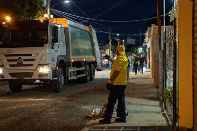Alcaldía lanza Plan de Atención Nocturna para recolectar desechos rezagados