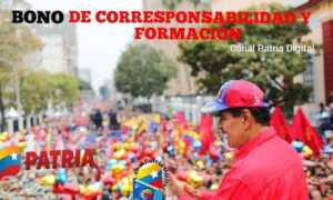 Pagan bono de Corresponsabilidad y Formación de enero por Patria
