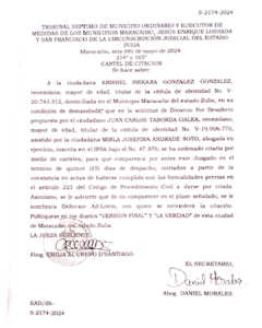 Cartel de citación Exp. S-2174-2024