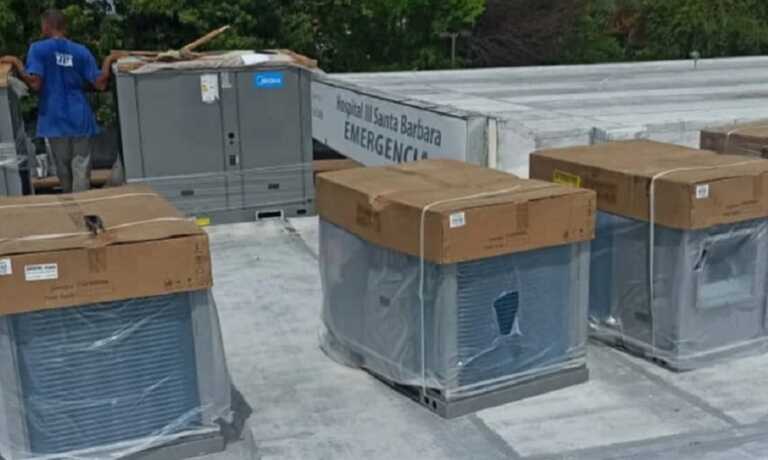 Gobernación trabaja en climatización del Hospital III de Santa Bárbara