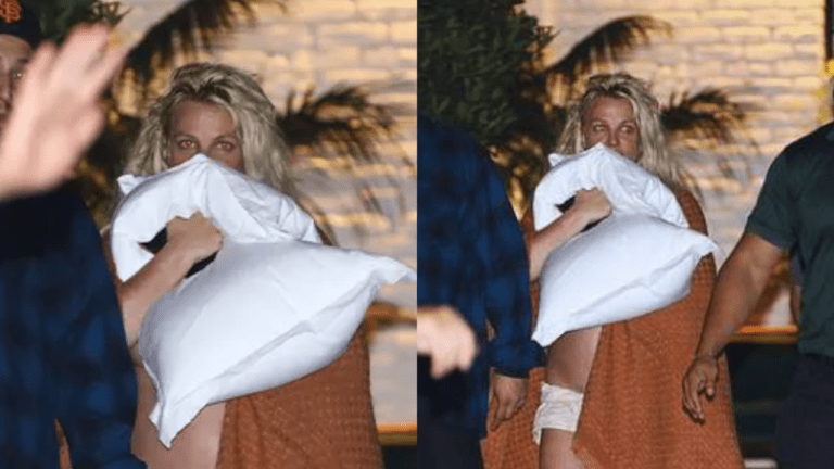 Britney Spears aparece semidesnuda tras pelea con su novio en Los Ángeles