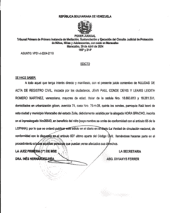 Edicto VP31-J-2024-2710