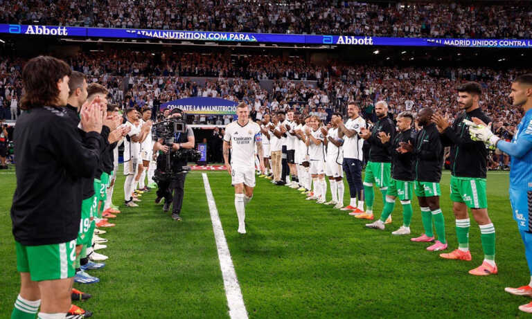 Emotivo adiós a Toni Kroos en el Bernabéu: “No podía pedir más”