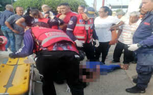Adolescente y su hijo de 10 meses sufren accidente de tránsito en Lagunillas