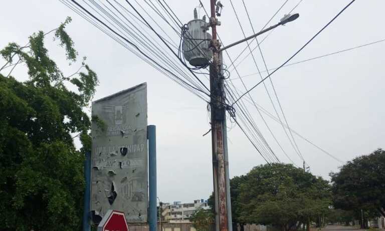 Más de 15 días de fallas eléctricas llevan en La Trinidad por un transformador