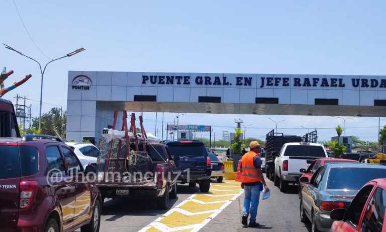 Reactivan el paso vehicular en el Puente tras 40 minutos cerrado