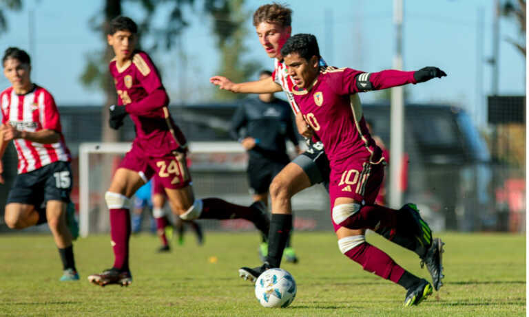 Vinotinto sub-17 iguala contra Estudiantes de La Plata