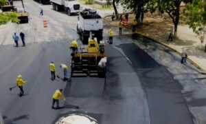 Avanzan con la modernización y recuperación de la avenida Libertador