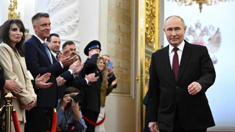 Putin toma posesión como presidente para un quinto mandato de 6 años