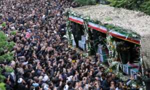 Comienzan en Irán ceremonias funerarias por la muerte del presidente Raisí