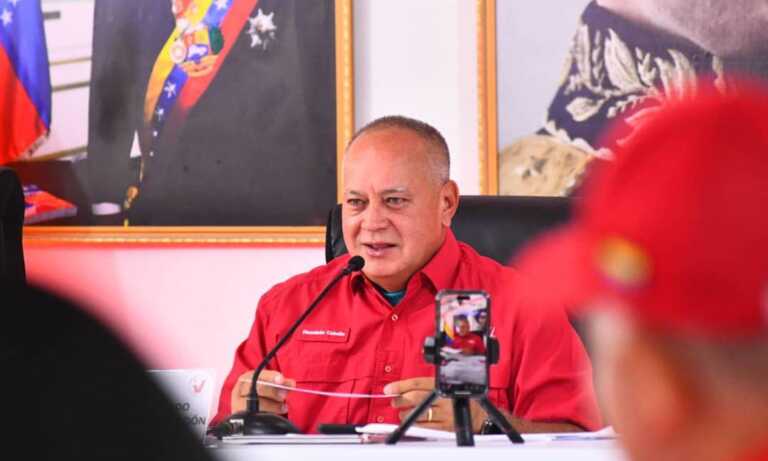 Cabello: La oposición recibe dinero del extranjero para generar zozobra al país