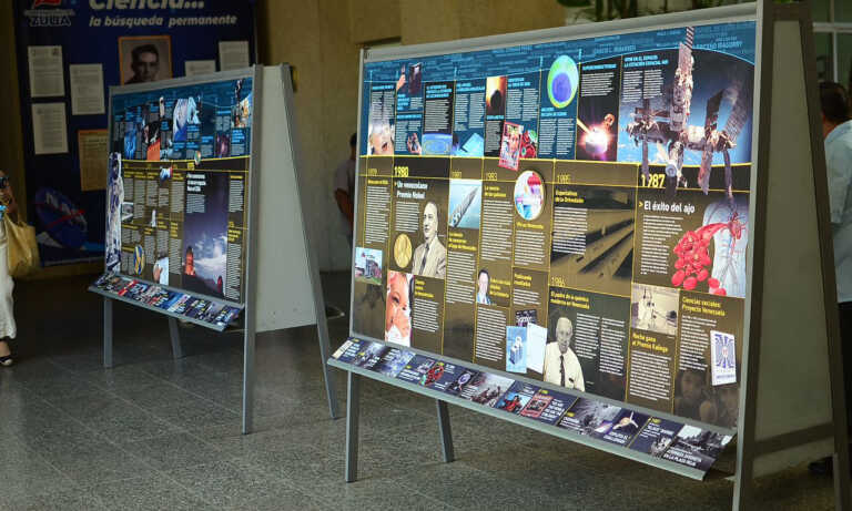 Abre exposición en homenaje a Humberto Fernández Morán y Héctor Rojas