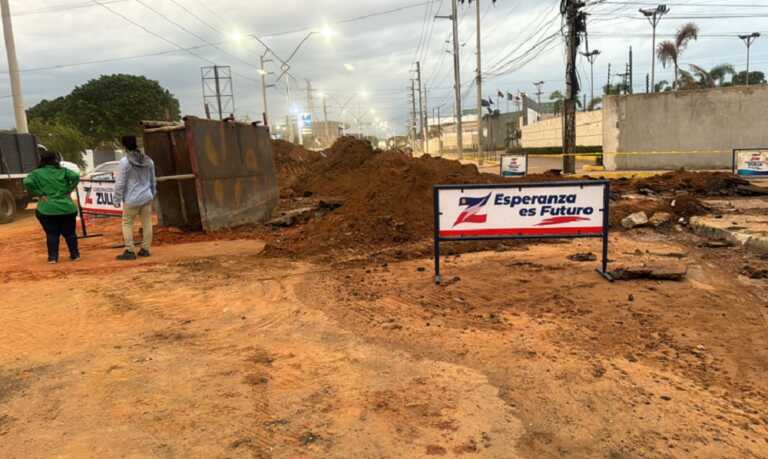 Gobernación sustituye colector en la avenida Guajira de Maracaibo