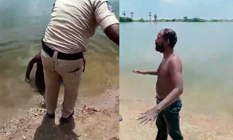 Rescatan a hombre “muerto” flotando en un lago, pero solo estaba ebrio