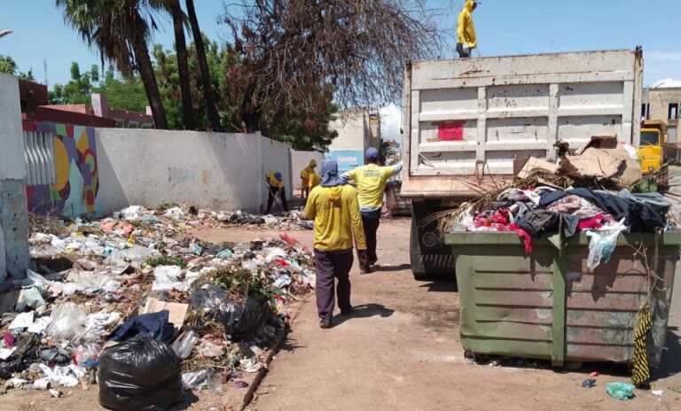 Gobernación despliega jornada de limpieza en antigua sede de Sopotocientos