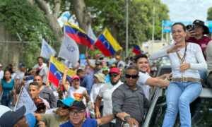 María Corina Machado llega a Delta Amacuro