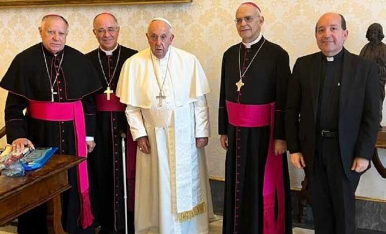 El Papa recibe a la presidencia de la Conferencia Episcopal