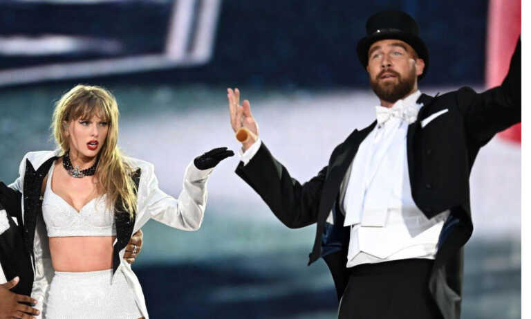 Travis Kelce sorprende al público al participar en concierto de Taylor Swift