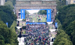 Reabren zona de aficionados en Berlín que fue evacuada por una falsa alarma