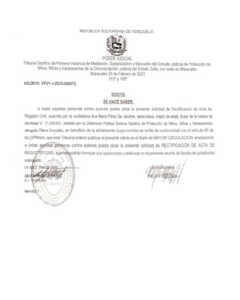 Edicto Asunto: VP31-J-2023-008872