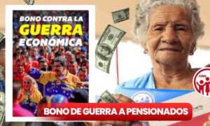 Pagan el bono Contra la Guerra Económica de julio a pensionados