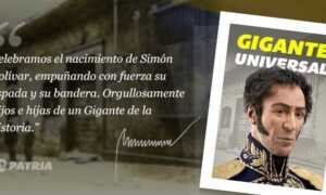 Pagan por Patria el bono especial Gigante Universal