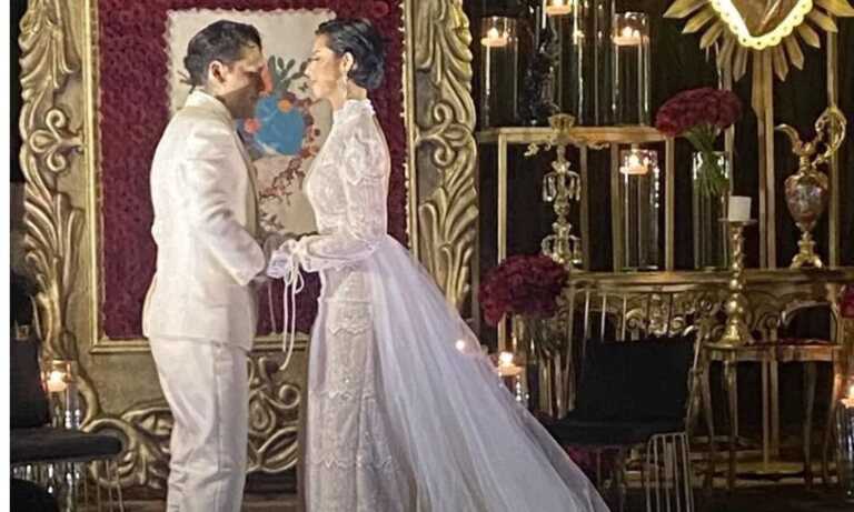 Christian Nodal y Ángela Aguilar se casan en México