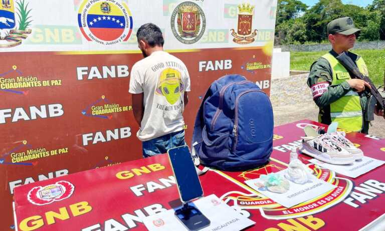 Detienen a un hombre en Catatumbo por distribuir drogas