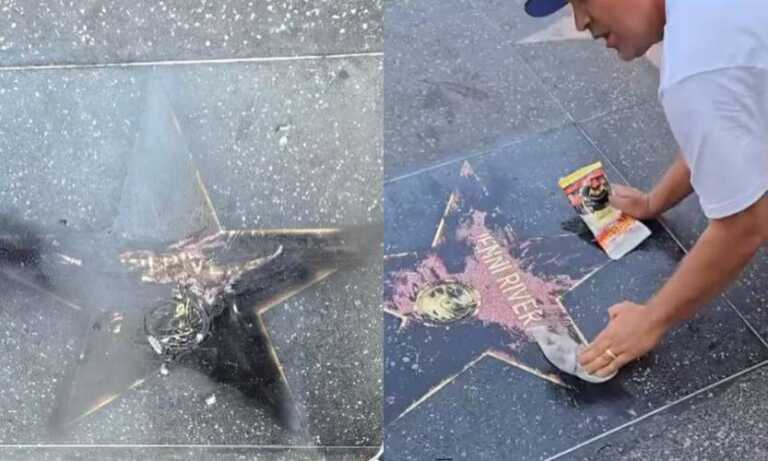 Vandalizan la estrella de Jenni Rivera en el Paseo de la Fama de Hollywood