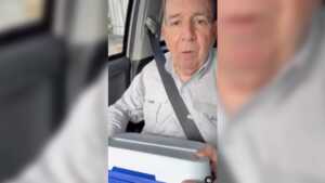 Edmundo González viaja con vianda para evitar que el Gobierno cierre locales