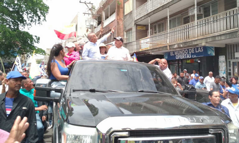 Rosales lidera movilización en San Félix para promover candidatura de Edmundo González