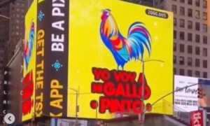 Campaña de Maduro “El Gallo Pinto” llega al Time Square de New York