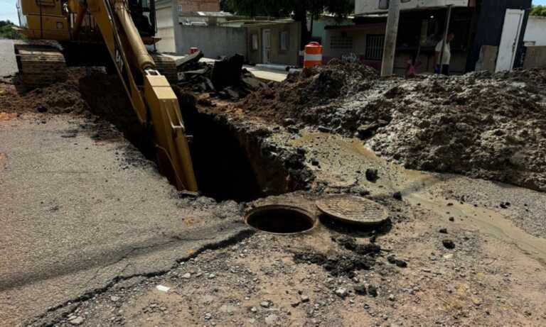 Gobernación sustituye colector en el barrio San José de Maracaibo