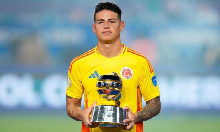 James Rodríguez gana premio a mejor jugador de la Copa América