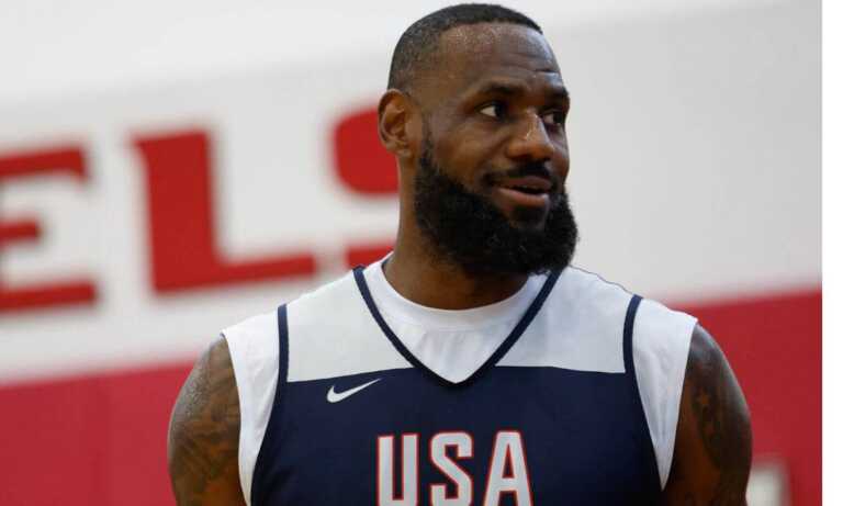 LeBron James será abanderado de Estados Unidos en París 2024