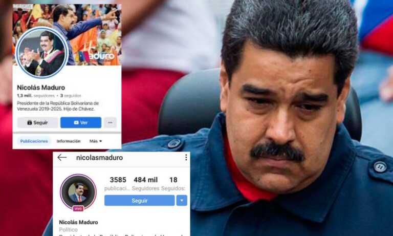 Facebook, X e Instagram quitan la insignia de verificación de cuentas de Nicolás Maduro