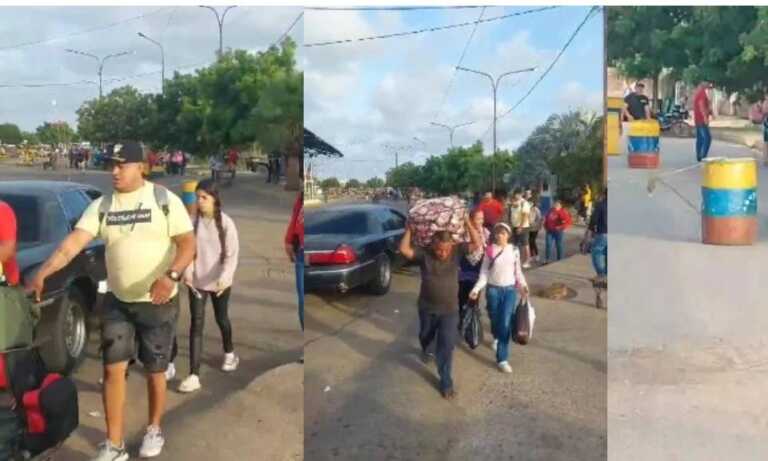 Migrantes transitan con normalidad este viernes por la frontera de Paraguachón