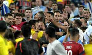 La Conmebol “condena enérgicamente” la violencia tras la pelea con jugadores uruguayos