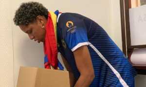 Yulimar Rojas ejerce su voto en París